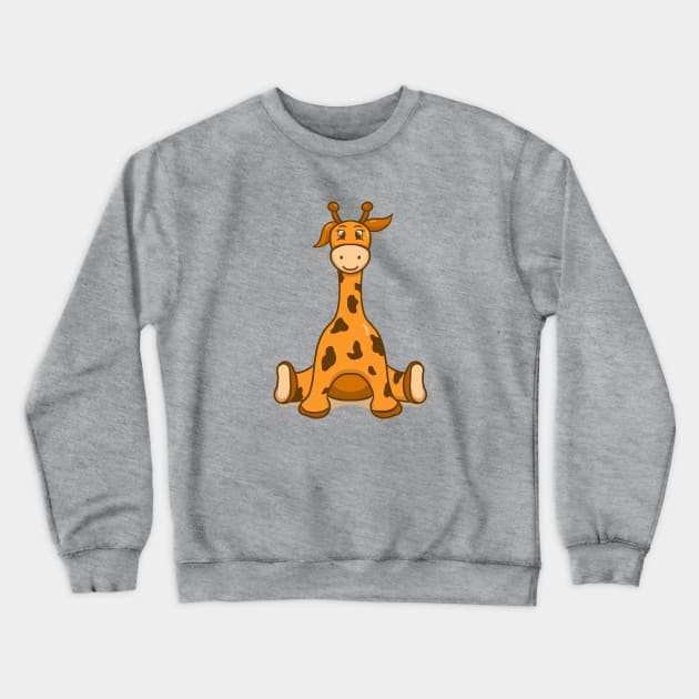 happy giraffe Crewneck Sweatshirt by Applesix